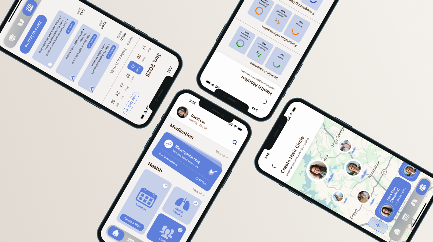 Looma Mobile App Screens